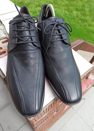 Шкіряні брендові туфлі преміум класса bugatti7 фото