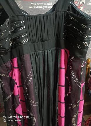 Чорне, рожеве, срібне, шифонова вечірнє плаття, сарафан m.i.m ...7 фото