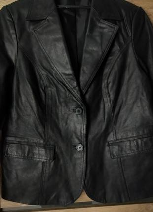Неймовірний піджак, куртка  з натуральної шкіри3 фото