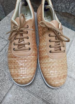 Легкі шкіряні літні туфлі alex з підошвою vibram6 фото