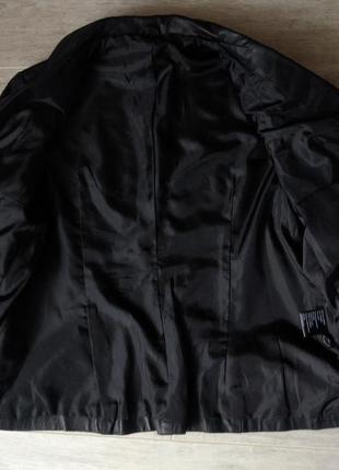 Неймовірний піджак, куртка  з натуральної шкіри7 фото