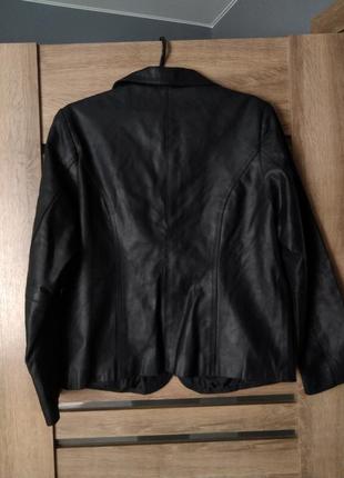 Неймовірний піджак, куртка  з натуральної шкіри8 фото