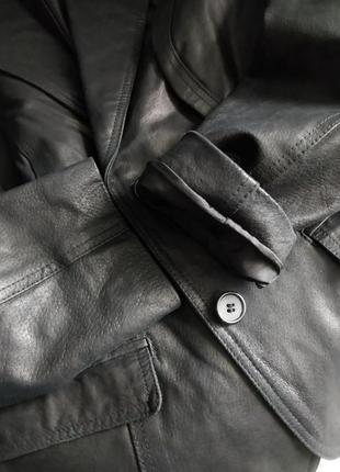 Неймовірний піджак, куртка  з натуральної шкіри10 фото