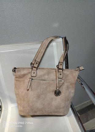 Шикарна сумка кольору айворі німеччина3 фото