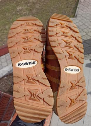 Демісезонні шкіряні черевики k-swiss7 фото