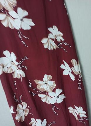 Плаття сарафан у підлогу на підкладці квітковий принт франція3 фото