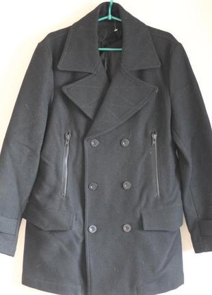 Шикарное мужское шерстяное полу пальто2 фото