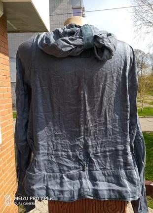Легкий піджак, жакет, куртка в стилі бохо quxi з капюшоном6 фото