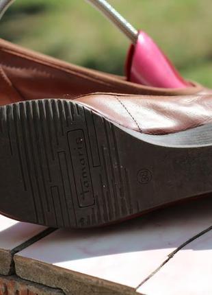 Шкіряні туфлі tamaris 37-385 фото