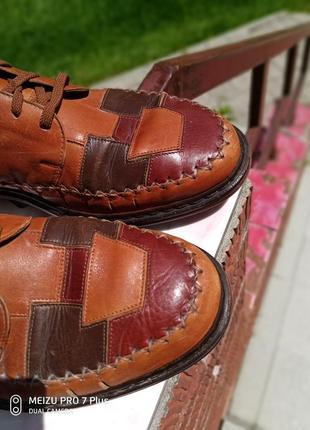 Легкі, комфортні шкіряні літні туфлі rieker з натуральної шкіри8 фото