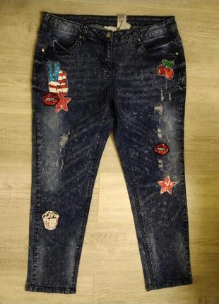 Модні стрейчеві джинси бойфренди alba moda4 фото