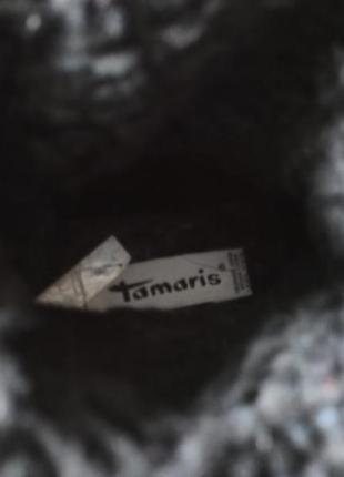 Шкіряні теплі чоботи tamaris5 фото