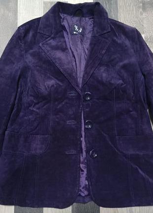 Новий натуральний замшевий жакет, піджак, куртка tcm tchibo2 фото