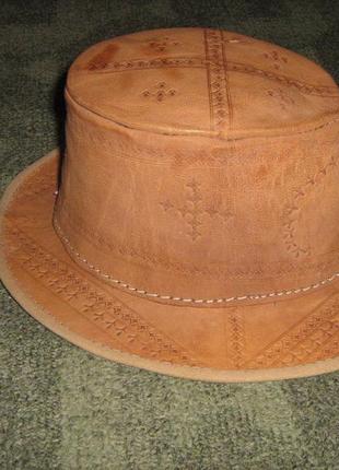 Шкіряний ковбойський капелюх5 фото