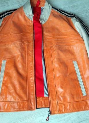 Крута  куртка з натуральної шкіри offset8 фото