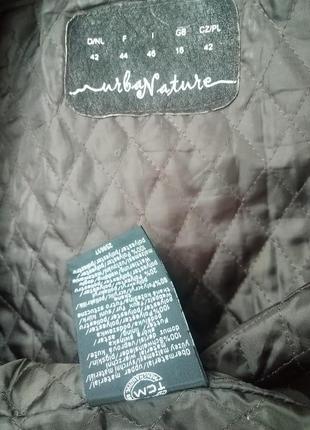 Кожаная куртка под пояс tcm tchibo на утеплителе8 фото