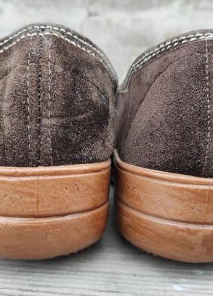 Замшевые тапочки-туфли на овчине из германии6 фото