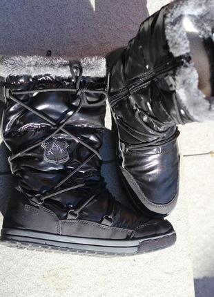 Зимові термо чобітки, дутики ten-tex 37-382 фото