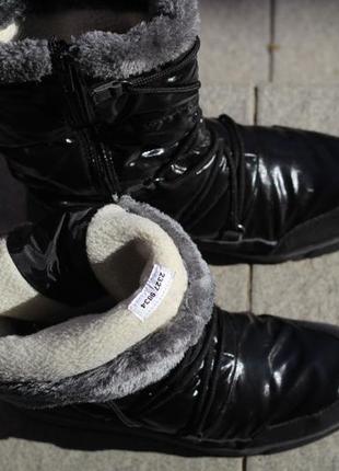 Зимові термо чобітки, дутики ten-tex 37-387 фото