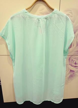 Легка шифонова блуза janina 52-54 розмір2 фото