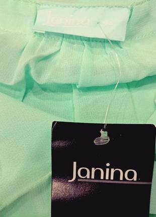 Легка шифонова блуза janina 52-54 розмір6 фото