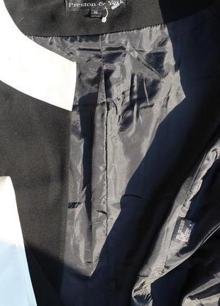 Креповый піджак з укороченими рукавами і контрастною обробкою ...4 фото