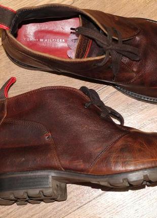 Стильні шкіряні черевики tommy hilfiger 43-442 фото