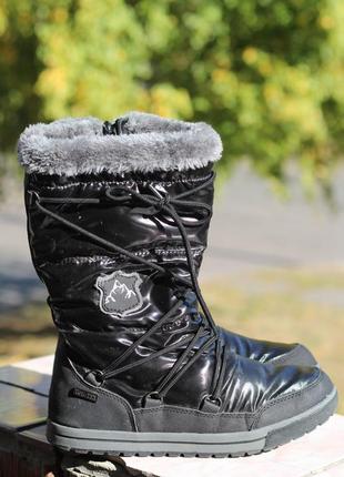 Теплі і комфортні зимові термо чобітки, дутики ten-tex 37-382 фото