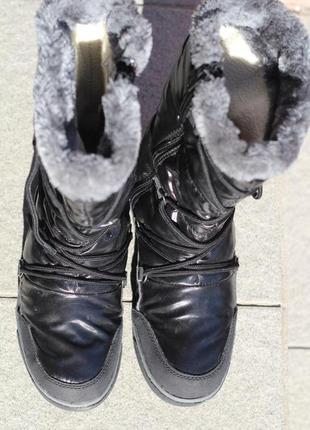 Теплі і комфортні зимові термо чобітки, дутики ten-tex 37-383 фото