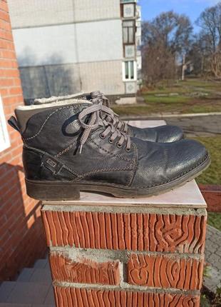 Утеплені зимові термо черевики rieker tex9 фото