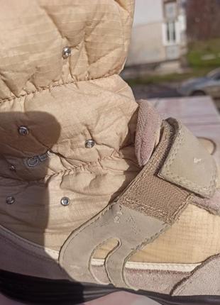 Теплі зимові чоботи geox sport 39 розмір2 фото