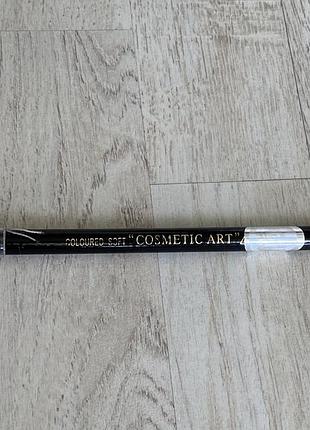 Карандаш водостойкий, разметочный для отрисовки эскиза бровей, черный (япония)