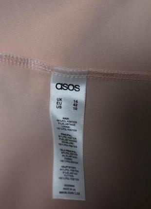 Стильне плаття asos нюдового кольору 48-50 актуальна модель3 фото