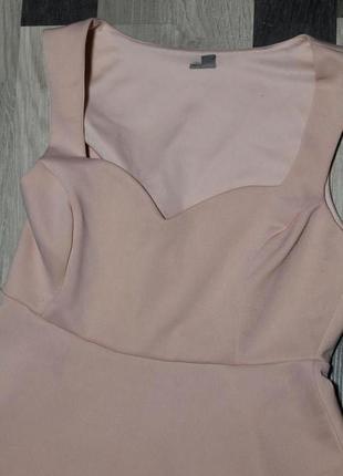Стильне плаття asos нюдового кольору 48-50 актуальна модель5 фото