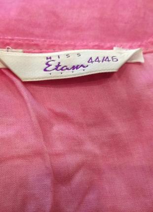 Легка, повітряна блуза, сорочка 100% віскоза etam8 фото