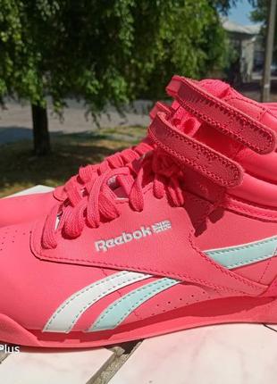 Високі шкіряні кросівки, хайтопы reebok 35 розм в'єтнам