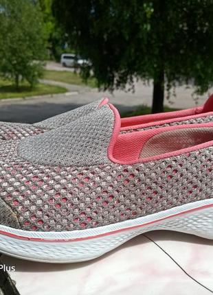 Легкі комфортні мокасини, кросівки skechers go walk1 фото