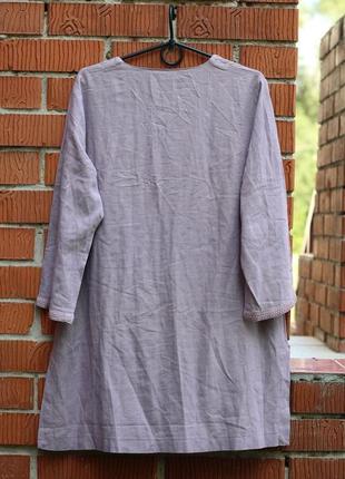 Розкішна, туніка, блуза, сорочка в етно, бохо стилі льон +віскоза7 фото