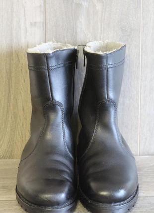 Добротні шкіряні зимові чоботи на цигейке baltes 43 розм3 фото
