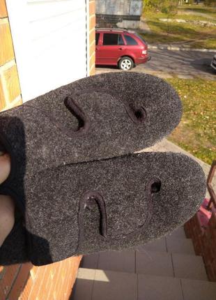 Теплі, комфортні домашні капці, черевики на липучці fly flot н...4 фото