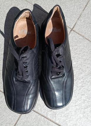 Шкіряні туфлі s. oliver 42 розм3 фото