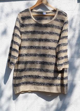 Стильний в'язаний светр, пуловер германія 54 разів5 фото