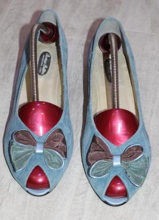 Розкішні замшеві туфлі romeo bettini 41-424 фото