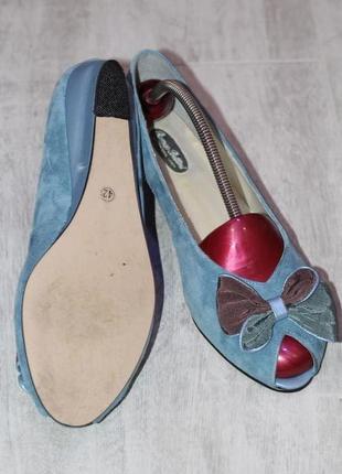 Розкішні замшеві туфлі romeo bettini 41-426 фото