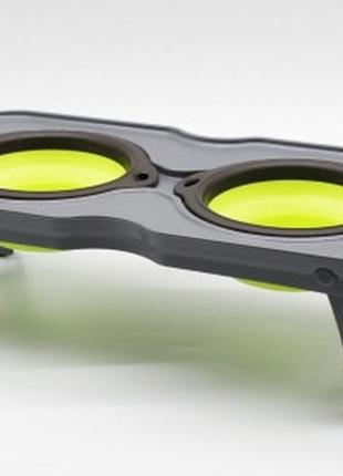 Бар раскладной с силиконовыми мисками салатовые - 700 мл