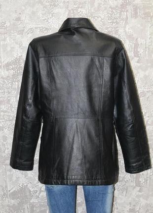 Шкіряна куртка-косуха шикарна річ 46-48. ніжна шкіра наппа4 фото