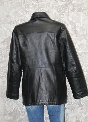 Шкіряна куртка-косуха шикарна річ 46-48. ніжна шкіра наппа5 фото