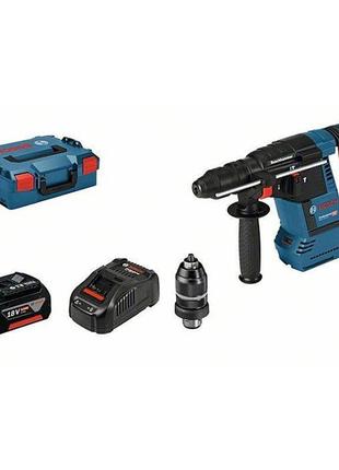 Акумуляторний перфоратор bosch professional gbh 18 v-26 f (кейс/зп/2*акб 5 ач) (0611910007) новий!