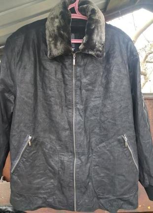 Зимова чоловіча куртка на хутрі greyes 2в 18 фото