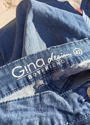 Стильні якісні стрейчеві джинси бойфренди gina denim b...3 фото